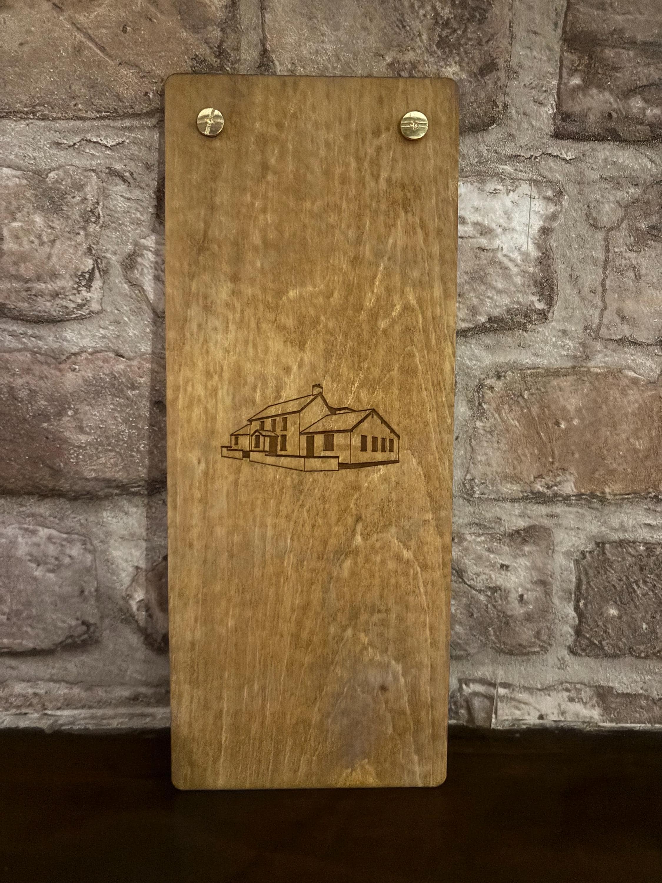 Menu personnalisé votre logo - Restaurant / Bar / Pub / Entreprise / Mariage Numéro de table en bois Décoration intérieure Style rustique vintage Support personnalisé uniquement