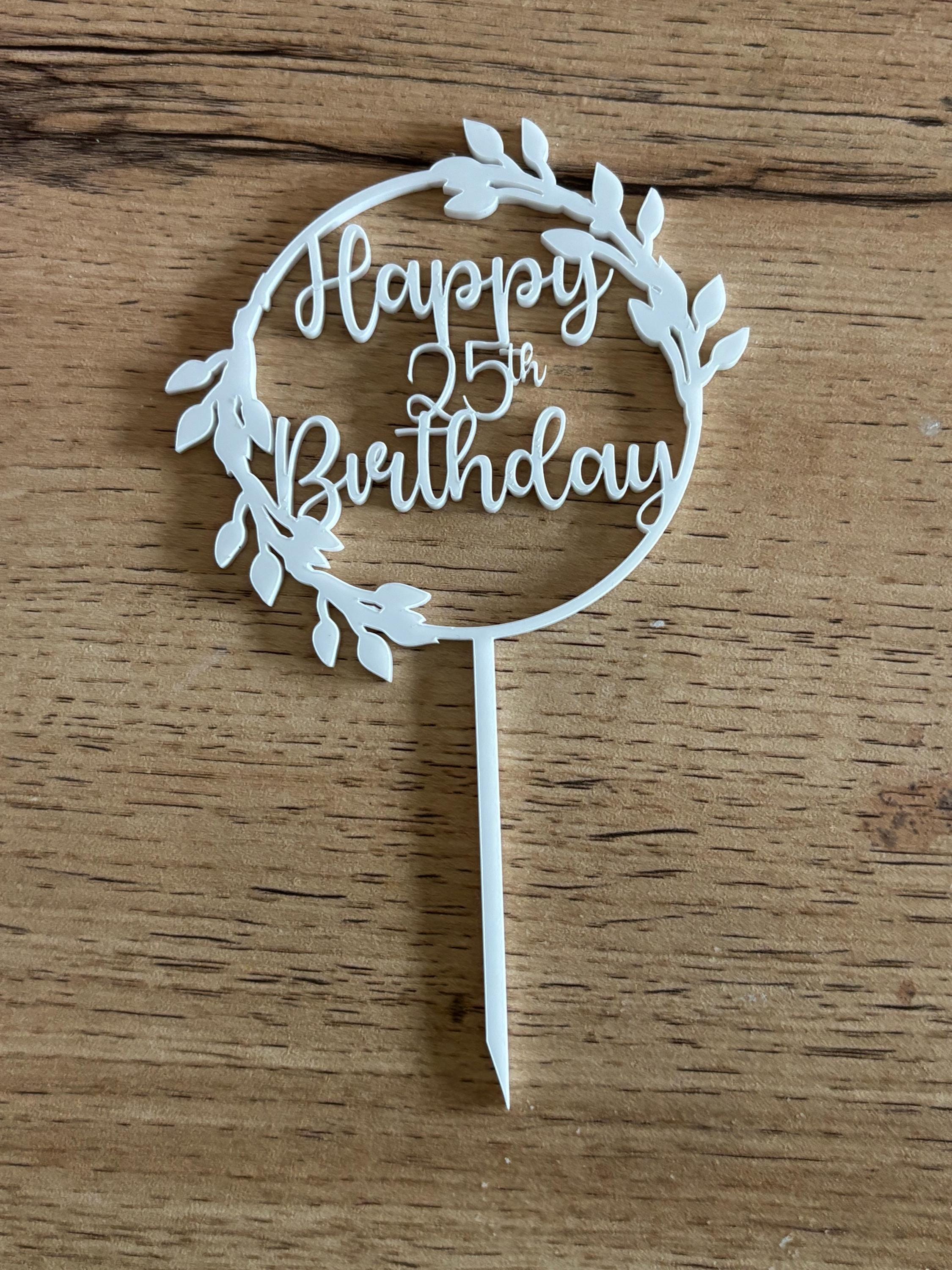 Décoration de gâteau en acrylique personnalisée, pour mariage, décoration de gâteau avec poignées pour réseaux sociaux, fête d'entreprise, baby shower, Noël, enterrement de vie de jeune fille, enterrement de vie de jeune fille