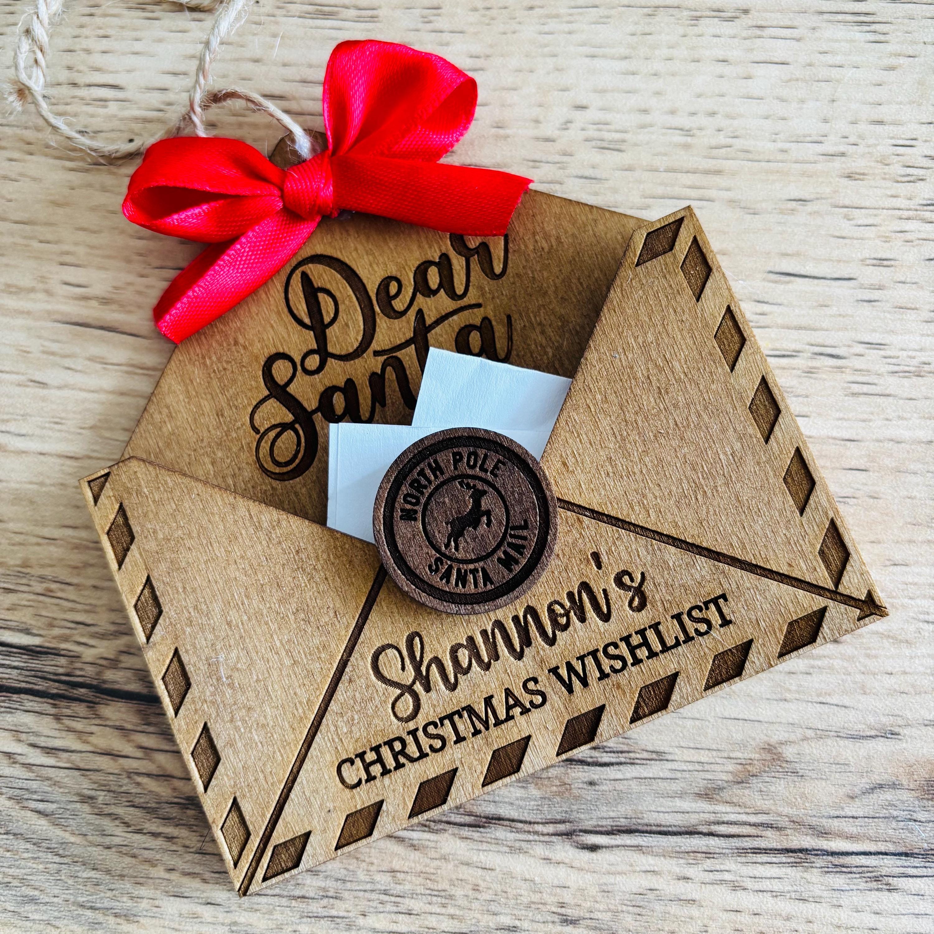 Décorations d'arbre de Noël personnalisées avec lettres - votre nom, étiquette cadeau, cadeau pour lui, son mari, sa femme, maman, papa, fille, garçon, grands-parents