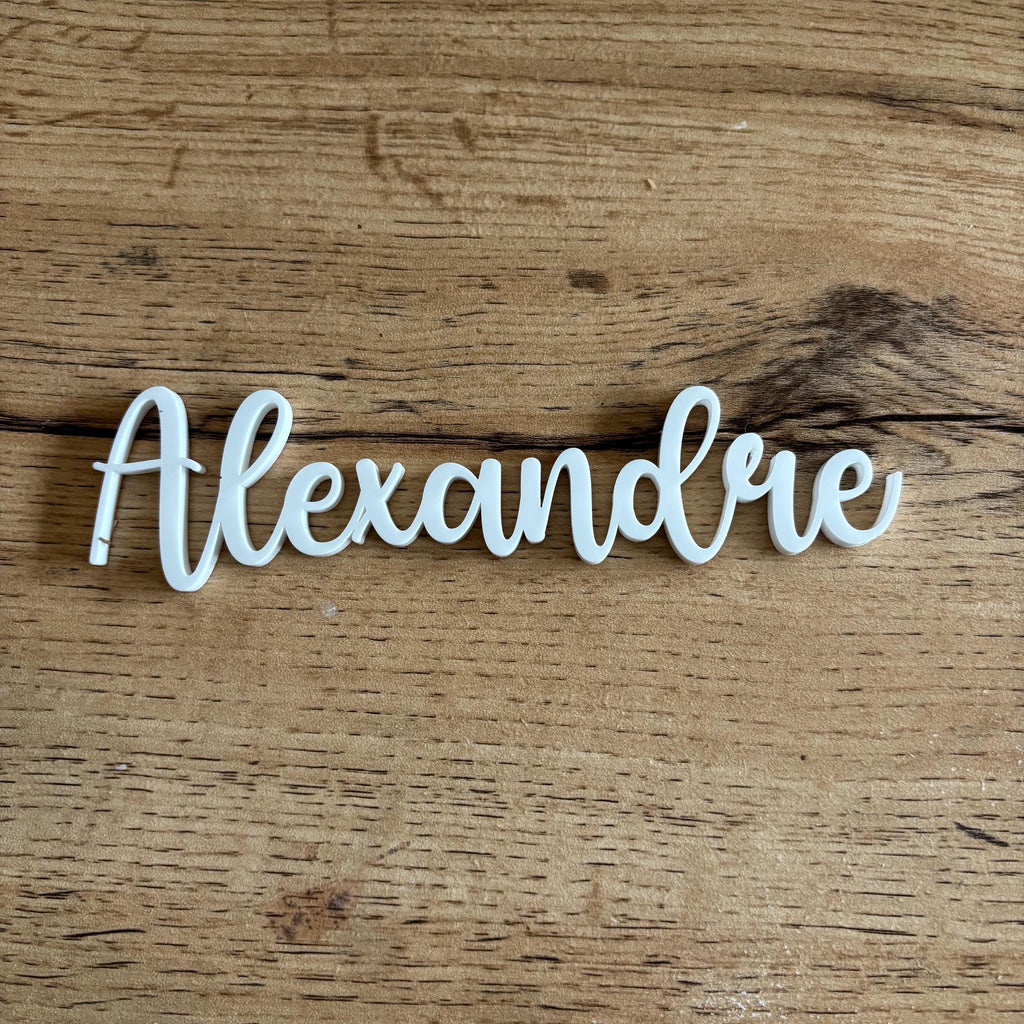 Nom de lieu personnalisé en acrylique, pour mariages, décoration de gâteau, poignées de médias sociaux, fête d'entreprise, baby shower, Noël, enterrement de vie de jeune fille, enterrement de vie de jeune fille
