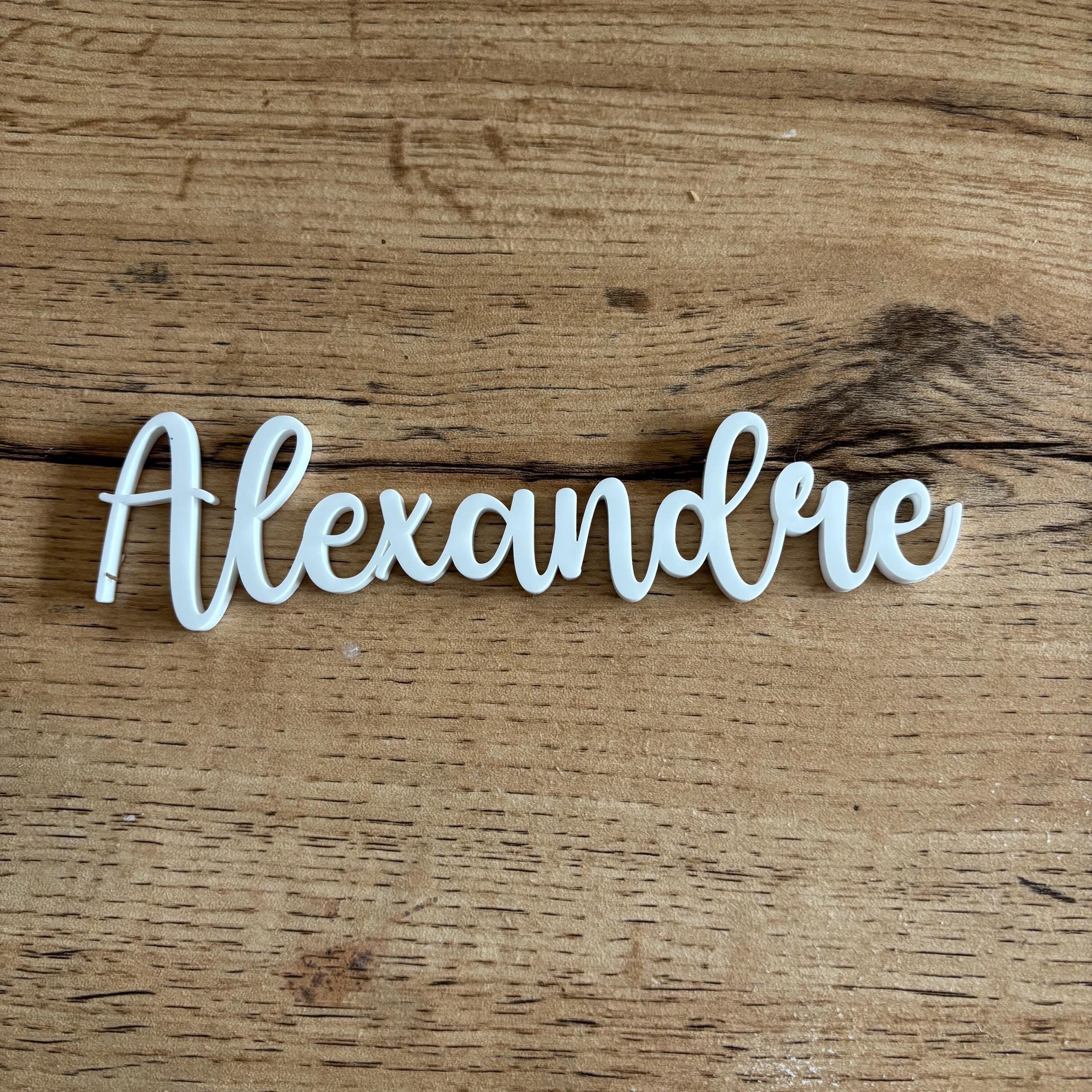 Nom de lieu personnalisé en acrylique, pour mariages, décoration de gâteau, poignées de médias sociaux, fête d'entreprise, baby shower, Noël, enterrement de vie de jeune fille, enterrement de vie de jeune fille