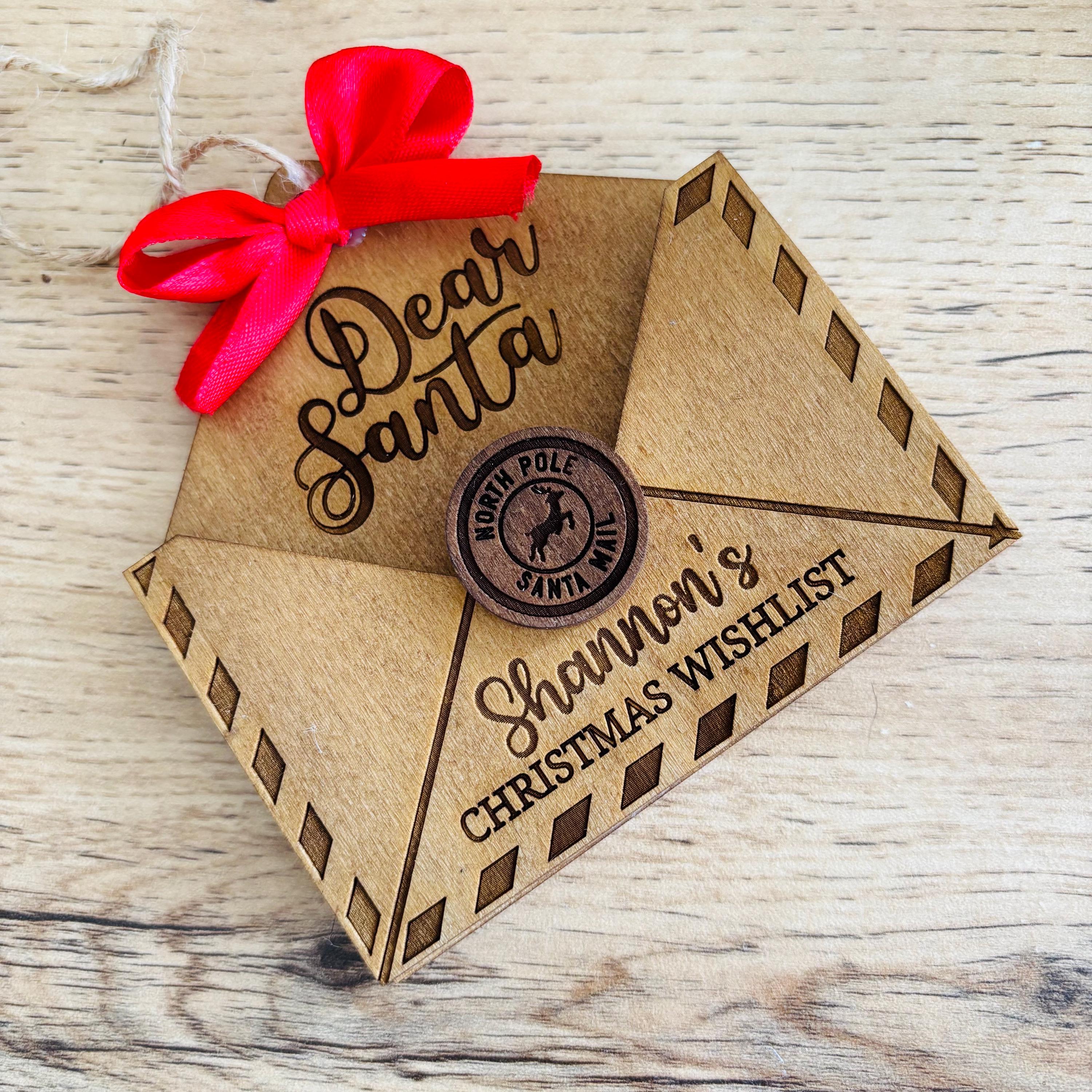 Décorations d'arbre de Noël personnalisées avec lettres - votre nom, étiquette cadeau, cadeau pour lui, son mari, sa femme, maman, papa, fille, garçon, grands-parents